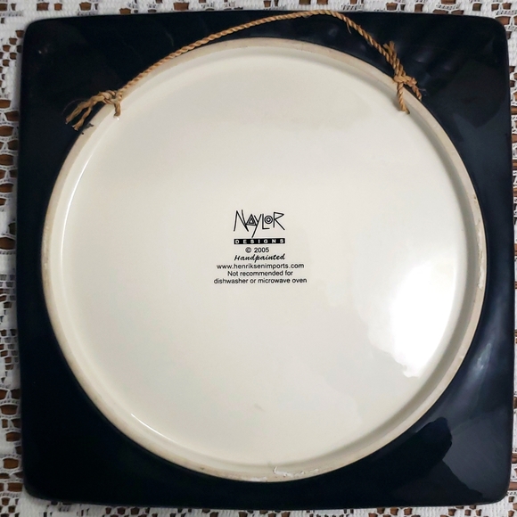 2005 Naylor Designs Ceramic Cat Design Decorative Wall Plate - Picture 2 of 4